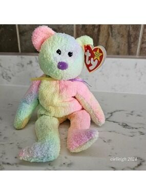 Groovy The Bear TY Beanie Baby Vintage